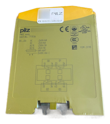 Pilz 773536 Módulo De Salida Pnoz Mo4p 4 Output