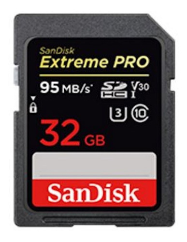 Cartão De Memória Sdhc Sandisk 32gb Extreme Pro 95mb/s Uhs-i