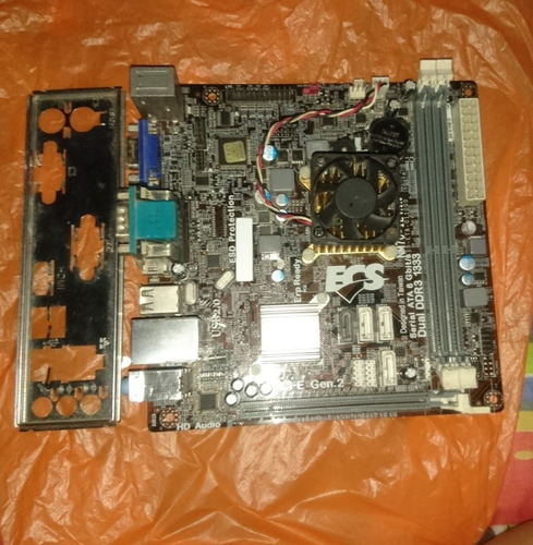 Mainboard Ecs Nm70-i2 Con Procesador 3ra Gen. Integrado