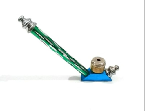 Imagen 1 de 5 de Turbina Pipa Metal Con Tapa Larga Desarmable 13.7 Cm. Color