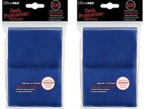 Protector Cartas 200 Ultra-pro Blue Deck Protector Sleeves 2