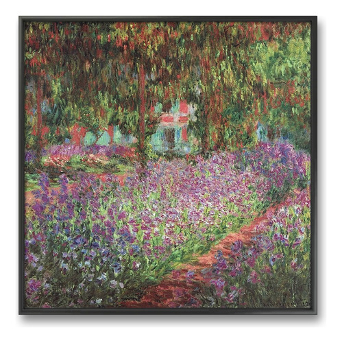 Cuadro Decorativo El Jardín Del Artista En Giverny Monet