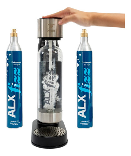 Maquina De Sodas - Alxfizz Bundle Incluye 2 Cilindros De Co2
