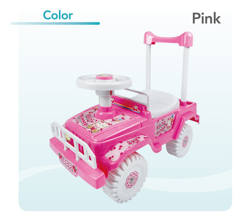 Carrito Montable Mytoy Rocky Runner Con Claxon Y Respaldo