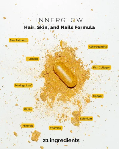 Complementa La Vitamina Inner Glow Advanced Para Cabello, Pi