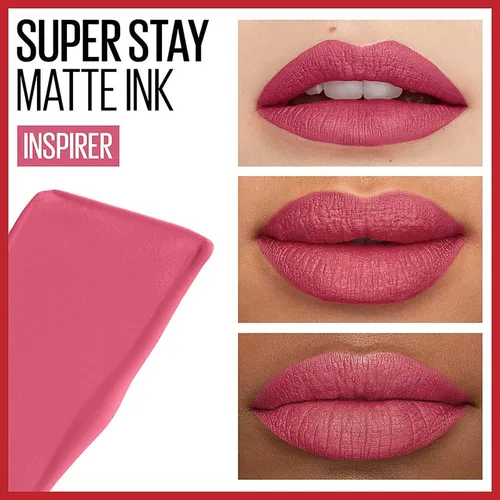 Labial Maybelline Matte Ink Super Stay color inspirer