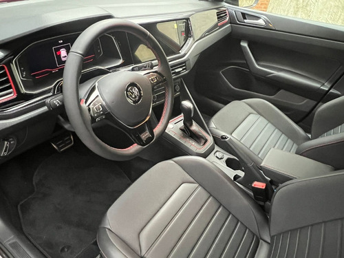 Imagem 6 de 8 de Vw/polo Gts 1.4t 2021/2022 Verm Flex Aut. 2mkms Impecável