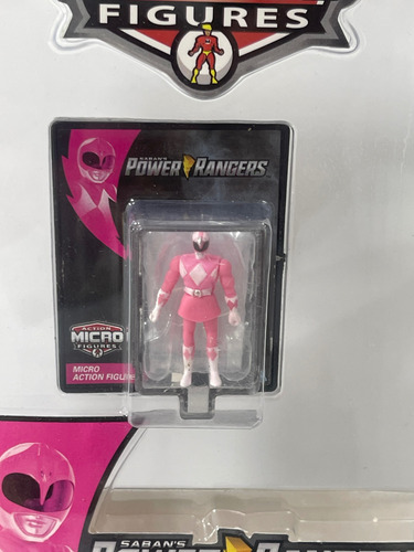 Power Rangers Ranger Rosa Worlds Smallest Hasbro 2021 (Usado)