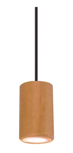 Colgante Infinit Gu10 Led Incluida Madera Lenga Buena Luz