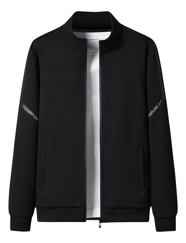 Casaco Com Capuz Casual Moderno R, Solto, Manga Comprida