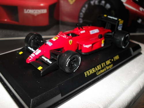 Ferrari F88 C-gerhard Berger-mundial F1-1988-1/43-altaya