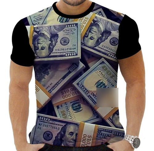 Camiseta Camiseta Dinheiro Cash Dolar Ostentação Funk 9