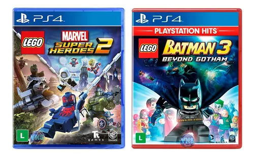Lego Marvel Super Heroes 2 + Lego Batman 3 - Ps4 - Lacrados