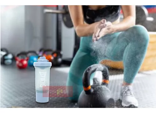 Vaso Shaker Proteina Mezclador 2 En 1 Hermetico Gym Deportes