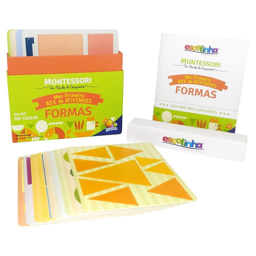 Imagem 4 de 5 de Montessori Meu Primeiro Box de Atividades... Formas (Escolinha), de Piroddi, Chiara. Editora Todolivro Distribuidora Ltda. em português, 2020