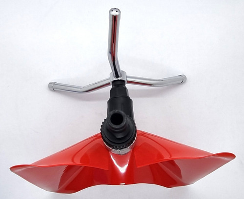 Imagen 2 de 10 de Aspersor Rociador De Metal Con Base H=12cm Riego Tecnocom