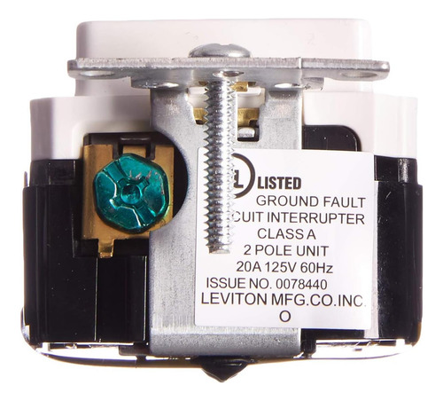 Leviton Gfpl2-plw 20a-125 V Para Uso Industrial Extrapesado