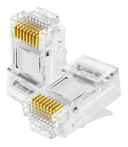 Conector Rj45 Cat 6 En Bolsa (100 Unidades)