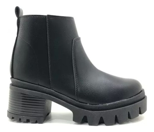 Botas Botitas Mujer Taco Bajo Plataforma Muy Comodas 35 A 40