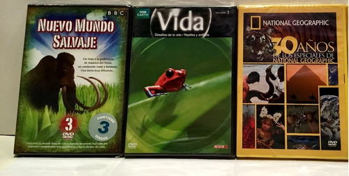 National Geographic 3 Dvd Originales Nuevos Documentales 