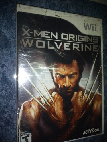 Nintendo Wii Wiiu Video Juego Marvel Wolverine Origins 