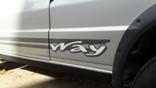 Fiat Way Adhesivos Laterales 2 Unidades