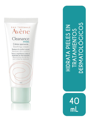 Avene Crema Cleanance Hydra - mL  Momento de aplicación Día/Noche Tipo de piel Sensible
