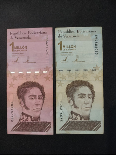 Billete De Un Millón Con Error De Tinta Coleccionables 