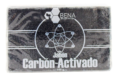 Jabon Artesanal De Carbon Activado Con Glicerina Detox Bena