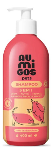 Banho Pet Au.migos Shampoo 5 Em1 Cachorro Gato - O Boticário Fragrância Floral Frutal