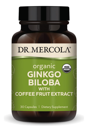 Dr. Mercola Ginkgo Biloba Organico Con Extracto De Fruta De