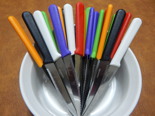 Cuchillo Mango Color Plastico