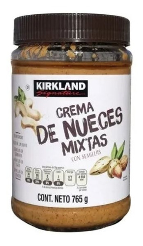 Crema De Nueces Mixtas C/semillas 765 Gr Kirkland Riquisima!