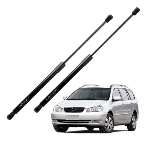 Imagem 1 de 4 de Par Amortecedor Tampa Traseira Toyota Fielder