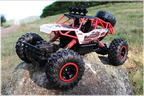 Carrinho Rock Crawler Off-road 4x4 Escala 1:12 - De 37 Cm Preto :  : Brinquedos e Jogos