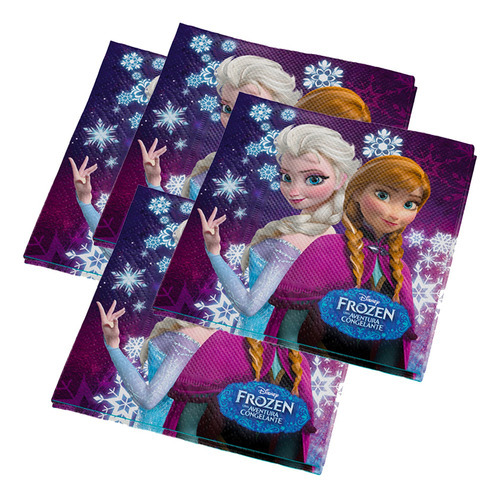 16 Guardanapos Papel Decoraçãofrozen Festa Aniversário