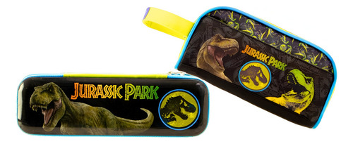 2 Lapicera Ruz Rígida Reforzadas Personajes Niño Color Jurassic Park