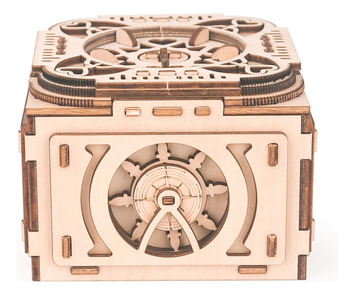 Wooden Craft Build 3d Toy Jewelry Music Box Puzzle Assembly