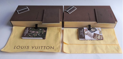 Louis Vuitton Set De 2 Cajitas Originales C/polvera #jn-163
