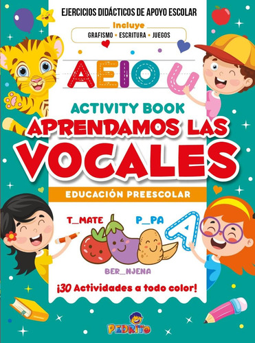 Libro Pedrito Aprendamos Las Vocales 00000000 5017