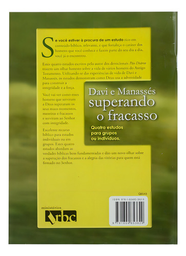 Revista: Davi E Manassés Superando Fracasso | Vários Autores