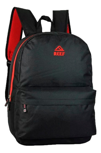 Mochila Reef Lifestyle Unisex Logo Negro-rojo Blw