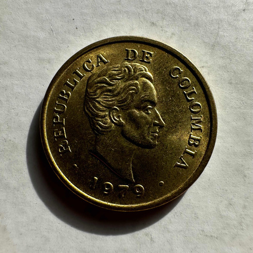 Moneda 25 Centavos Colombia 1979