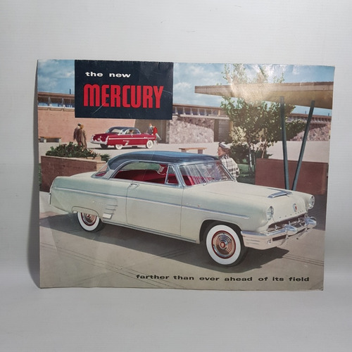 Antiguo Folleto The New Mercury Lanzam 1952 Ford 48n 170