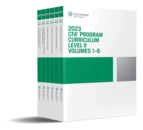 2023 Cfa Program Curriculum Level Ii Box Set