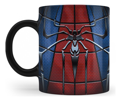 Taza Mágica Hombre Araña Logo Spiderman Personalizado