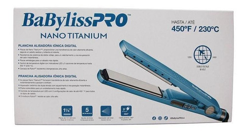 Plancha De Cabello Babylisspro Nano Titanium Bnt4091