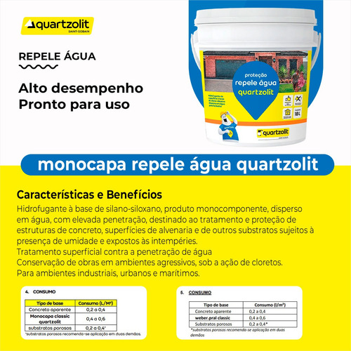 Repele Agua Impermeabilizante Protege Fachadas E Paredes