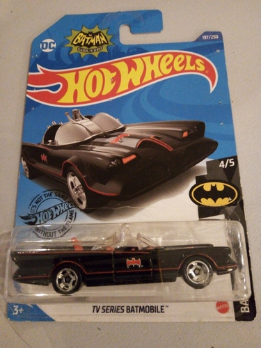 Hot Wheels | 2018 | Batmobile Tv Series Cristal Blanco 4/5