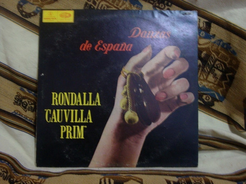 Vinilo Rondalla Cauvilla Prim Danzas De España Es1